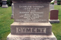 Charles Dyment b.1839 with Sarah and son Jethro Dyment b.1866 and Margaret